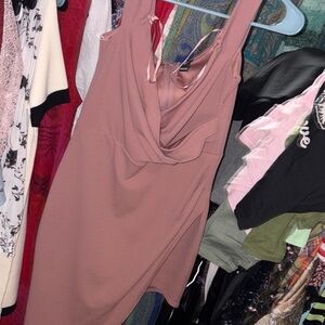 Windsor Blush Pink Cowl Neck Sleeveless Dress